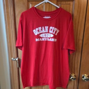 Gildan Red Ocean City Maryland Tee